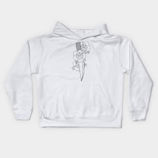 Knife fight Kids Hoodie